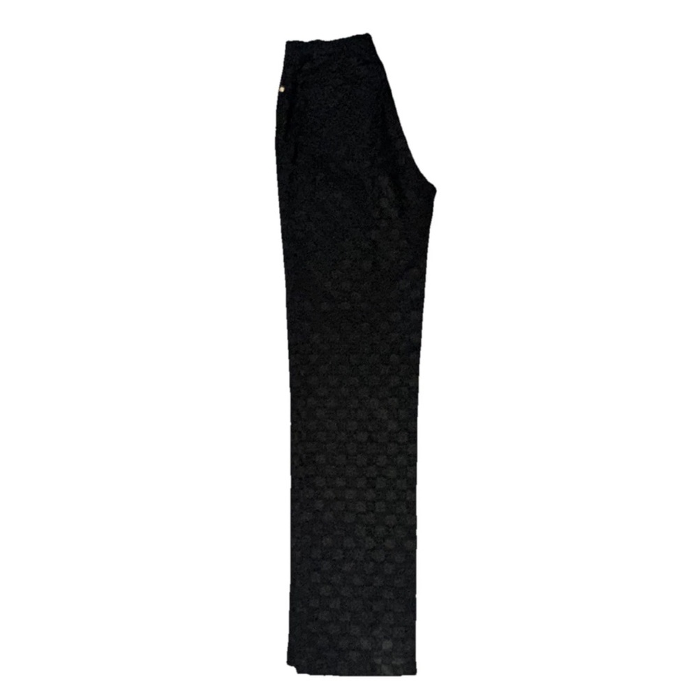 St. John Sport by Marie Gray  Logo Monogram Print Jacquard Pants 4 Classic Style - Picture 3 of 12